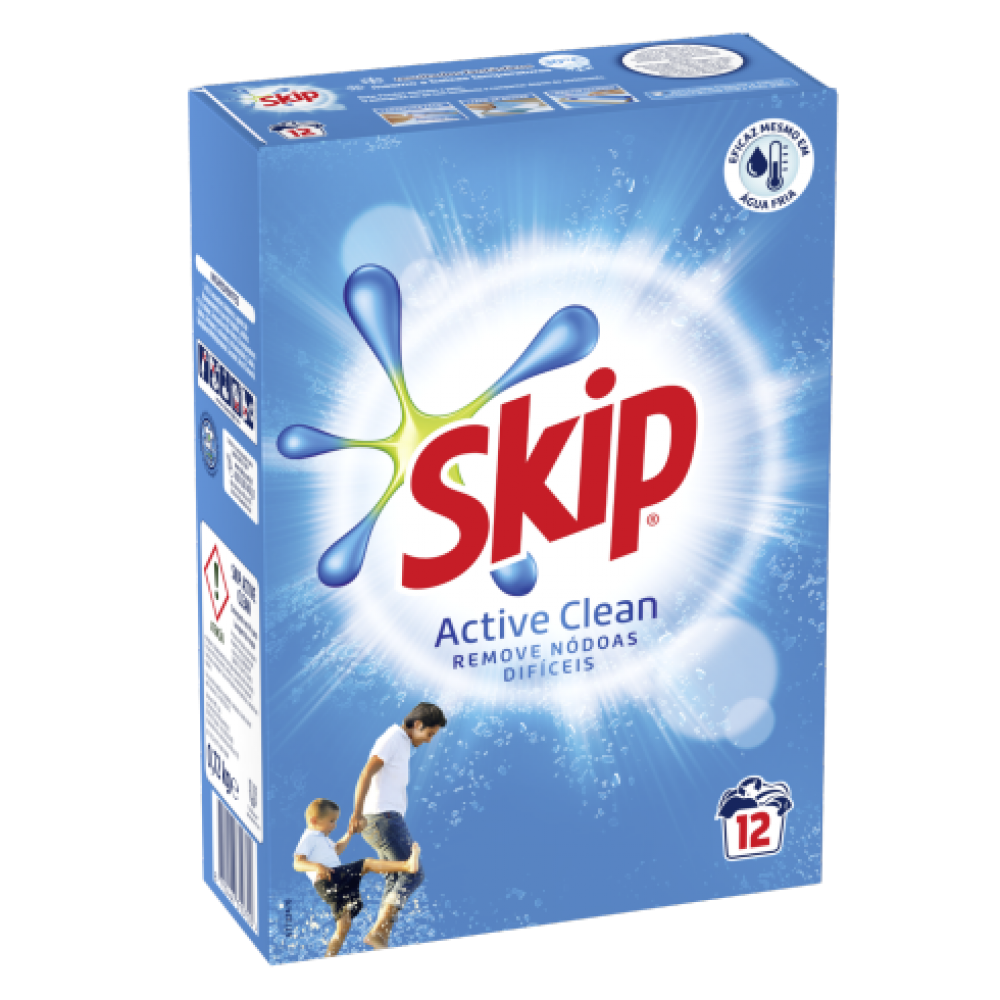 Skip Active Clean Powder Laundry Detergent 12 Washes