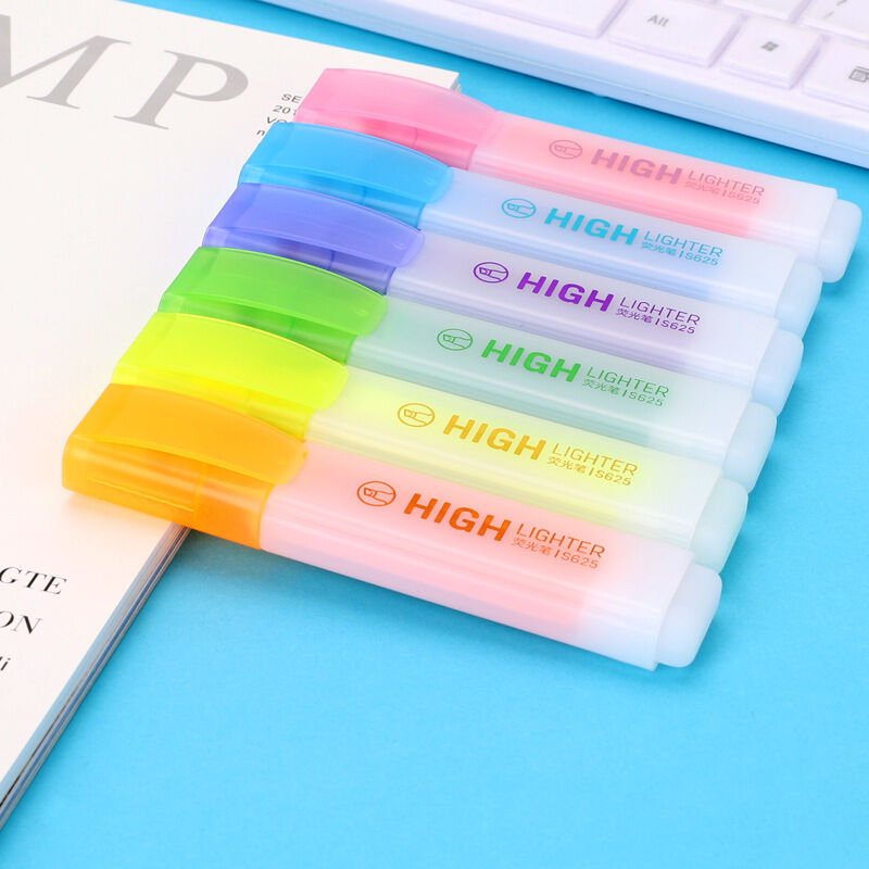 Deli S628 Double-Ended Highlighter 6-Piece Set