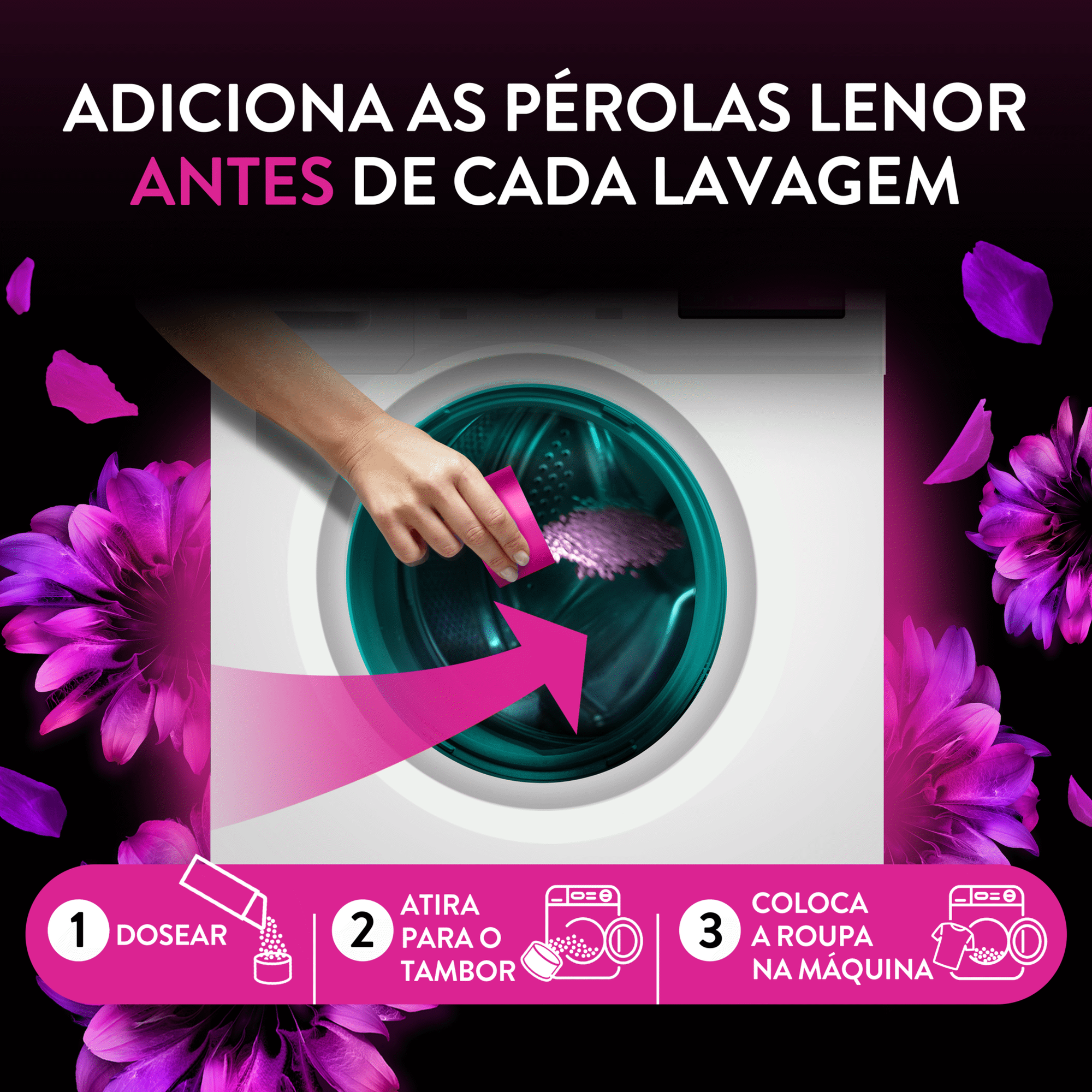 Lenor Unstoppables Floral Laundry Scent Booster Pearls 195g