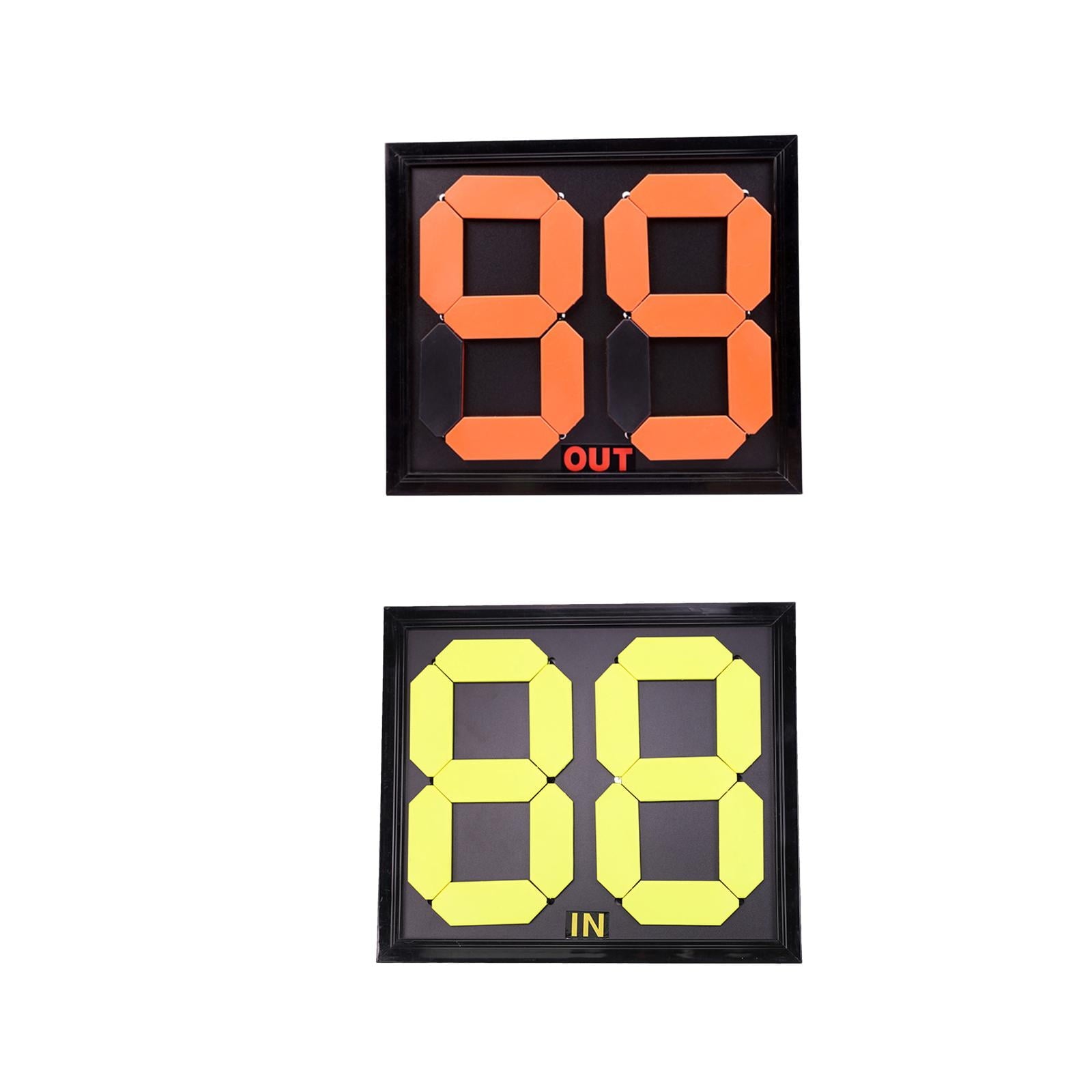 Zulema Football Referee Substitution Board 2-Pack 17x15-Inch