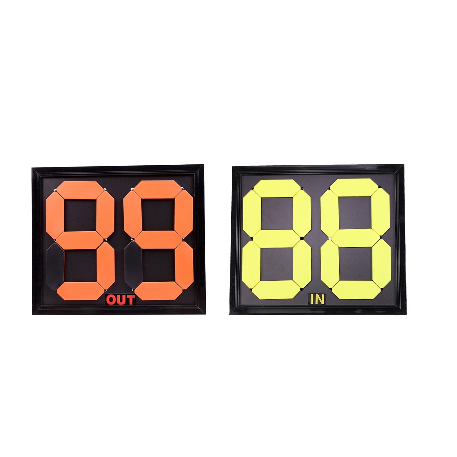 Zulema Football Referee Substitution Board 2-Pack 17x15-Inch