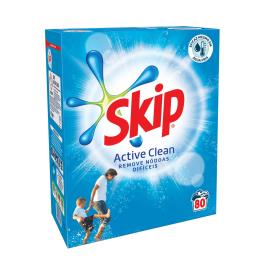 SKIP Active Clean Powder Laundry Detergent 80 Doses
