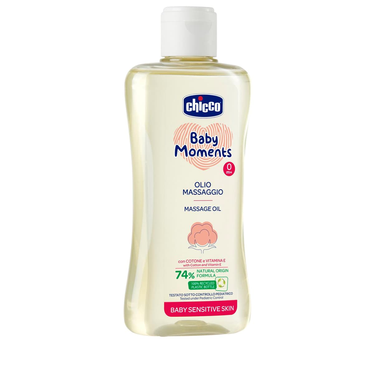 Chicco Baby Moments Sensitive Skin Massage Oil 200ml