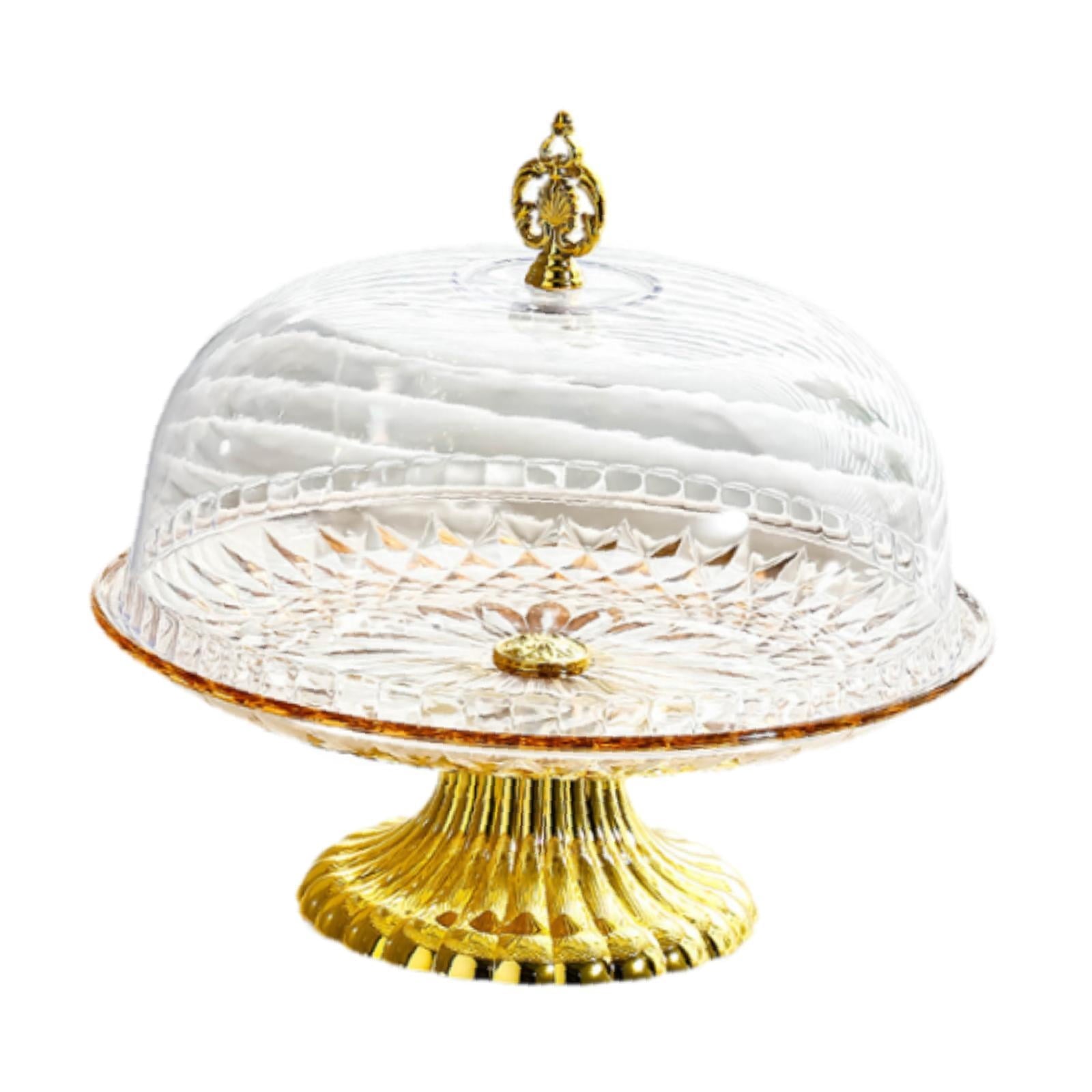 Macarena Vintage Style Dessert Serving Platter With Dome Lid