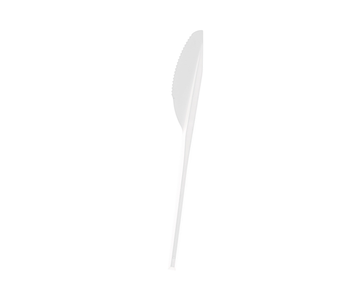 Hotpack Disposable Plastic Knife Set 50 Pieces White