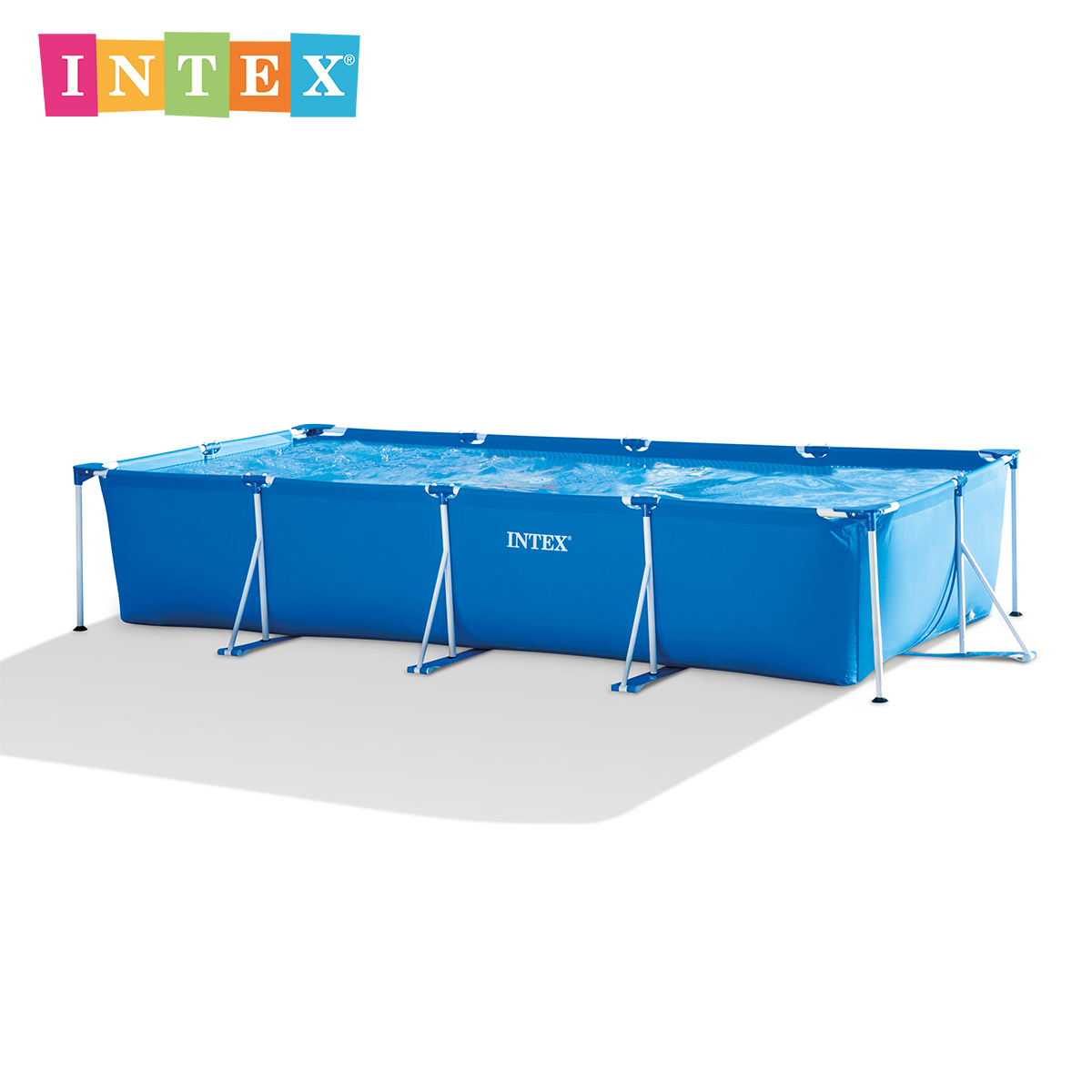 Intex 28273 Rectangular Frame Above Ground Swimming Pool