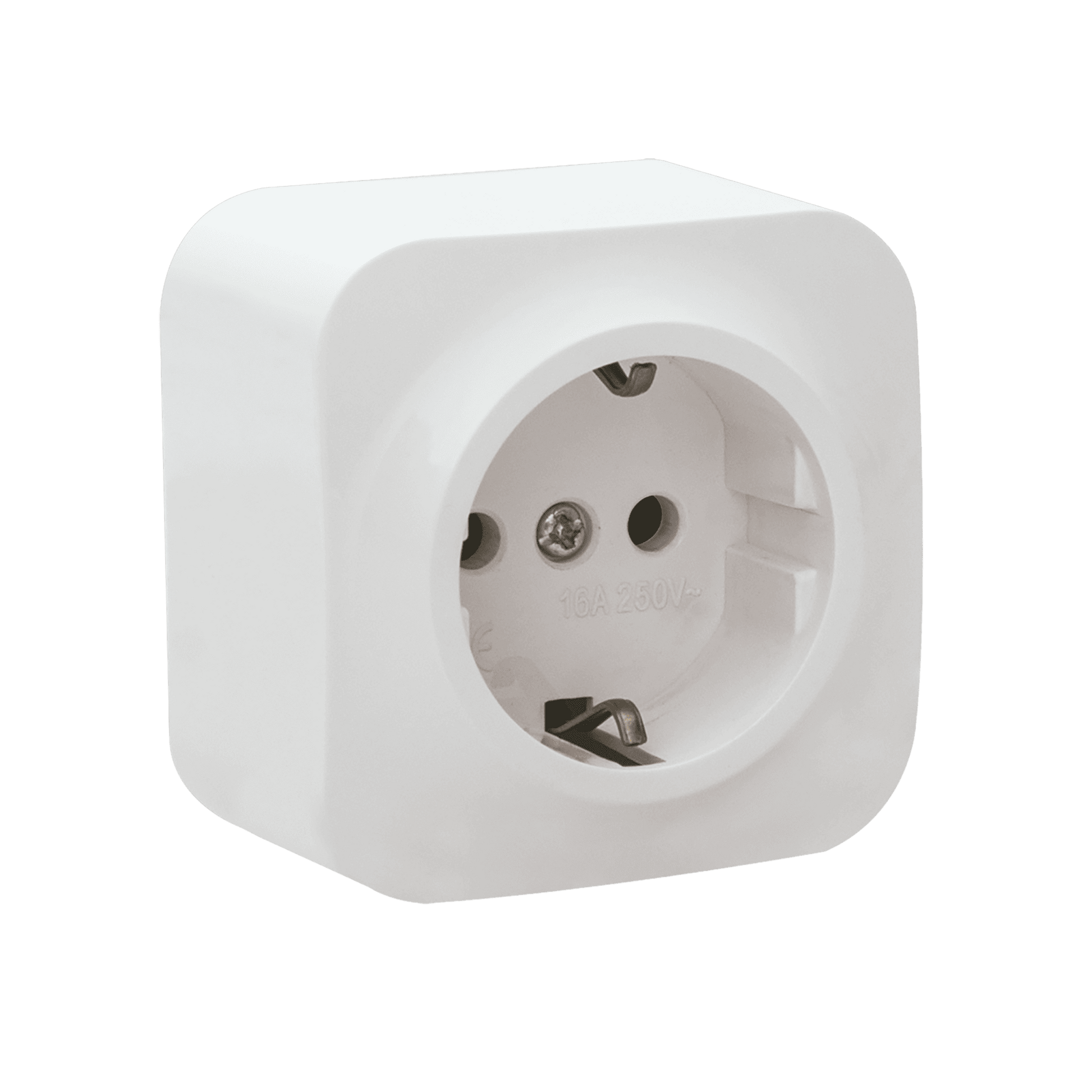 ASLO Atlântico Schuko Socket with Safety Shutters White