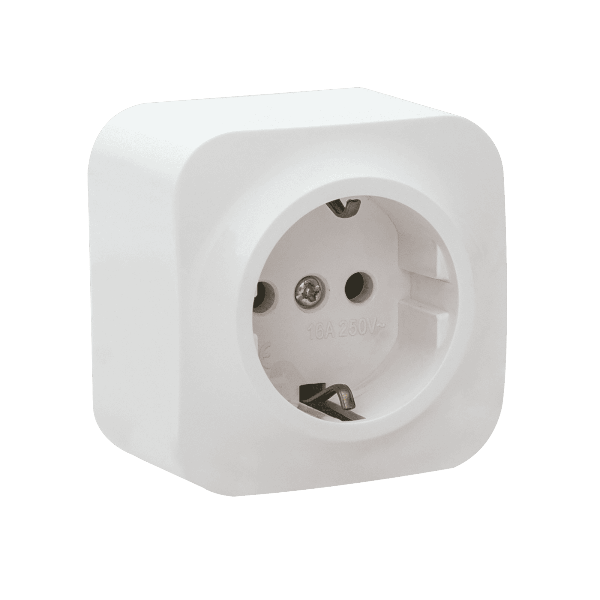 ASLO Atlântico Schuko Socket with Safety Shutters White