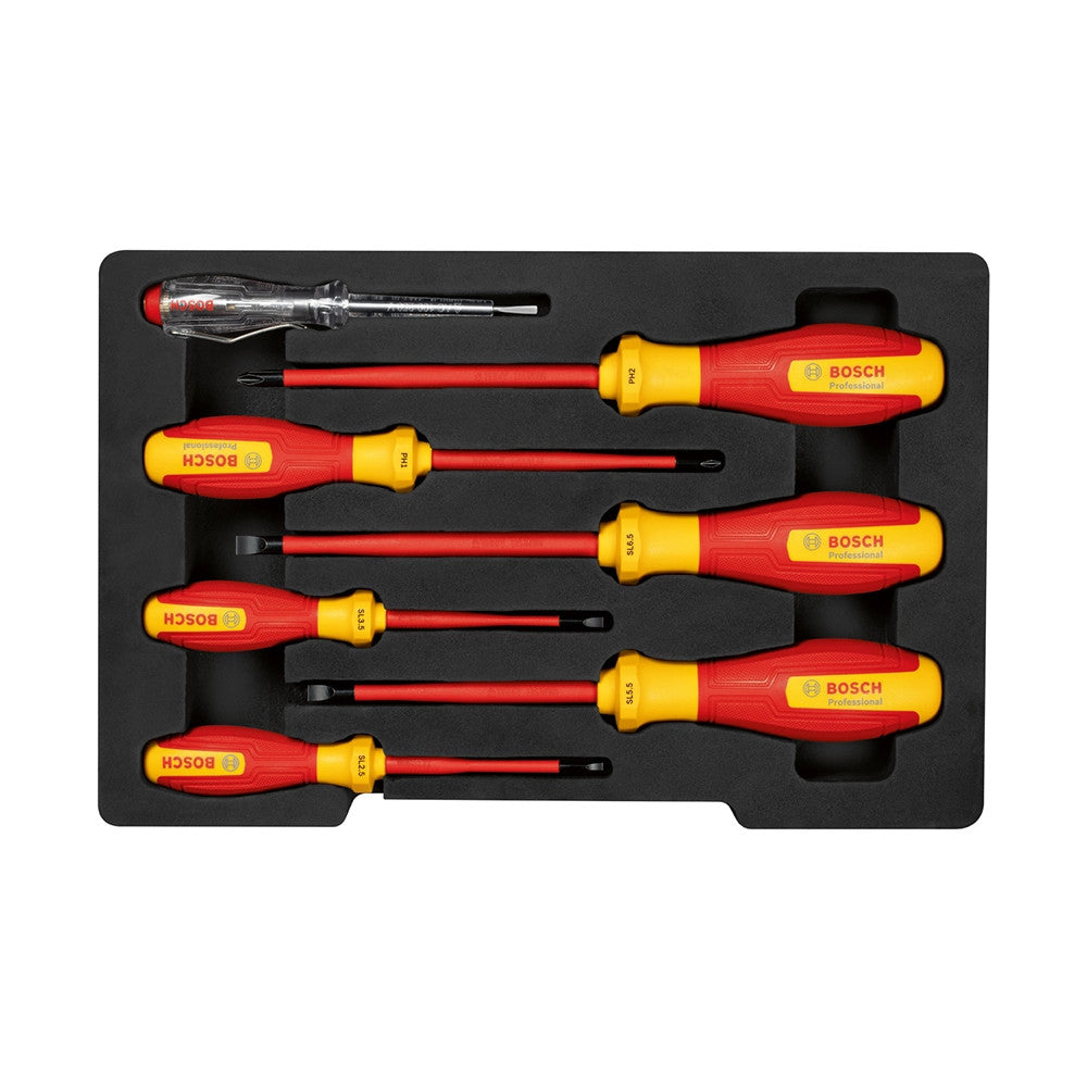 Bosch 7 Piece VDE Screwdriver Set