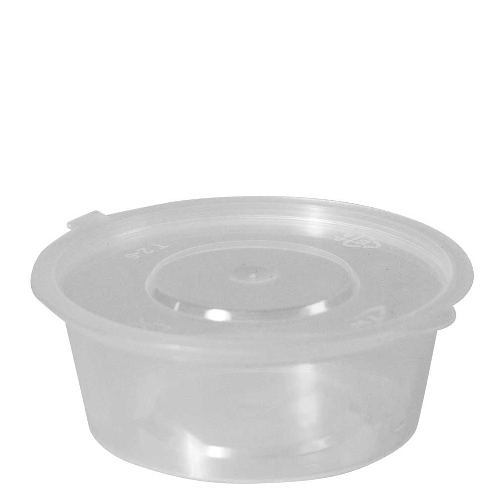 Envirochoice Sauce Container Hinged Lid 70ml 100 Pack