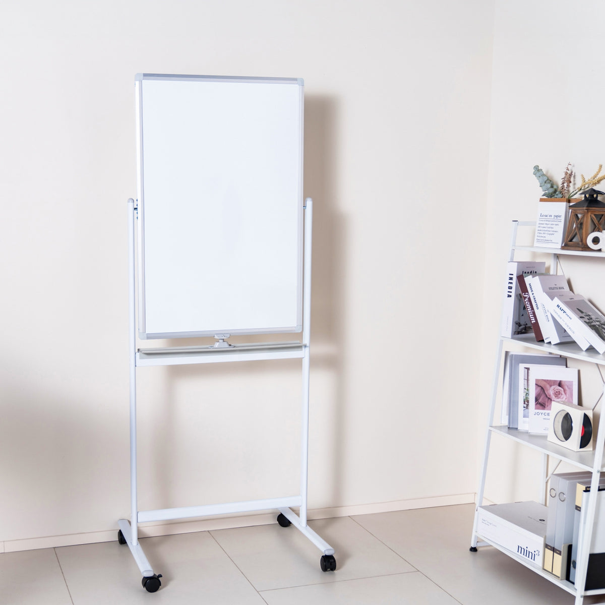 LogiLink Mobile Double-Sided Whiteboard 23.6x35.4 in