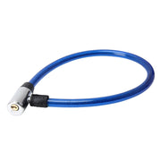 Generic Motorcycle Bike Anti-theft Lock with Keys Plastic Blue