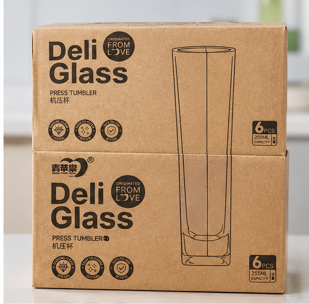 Conjunto de 6 Copos Altos Deli Glass (255 ml) – AYD240-17