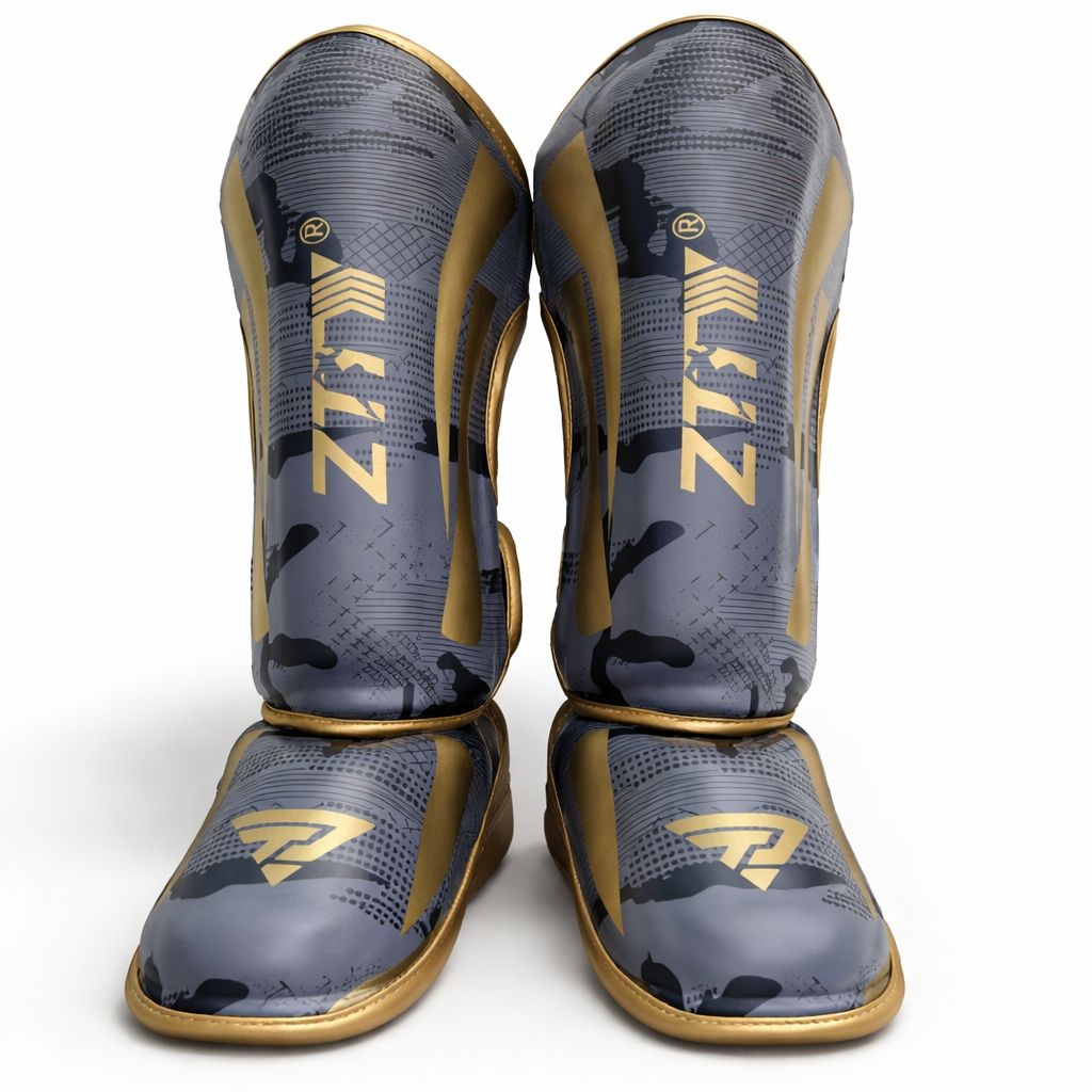 Caneleiras de Boxe e Kickboxing – Protetores Ajustáveis para Artes Marciais (AYD277-43)