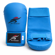 Luvas de Caratê Azuis – Proteção de Punho para Sparring (AYD321-3)