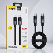 Cabo de Carregamento Rápido KLGO Tipo C para Tipo C 66W (1M) (IT0137)