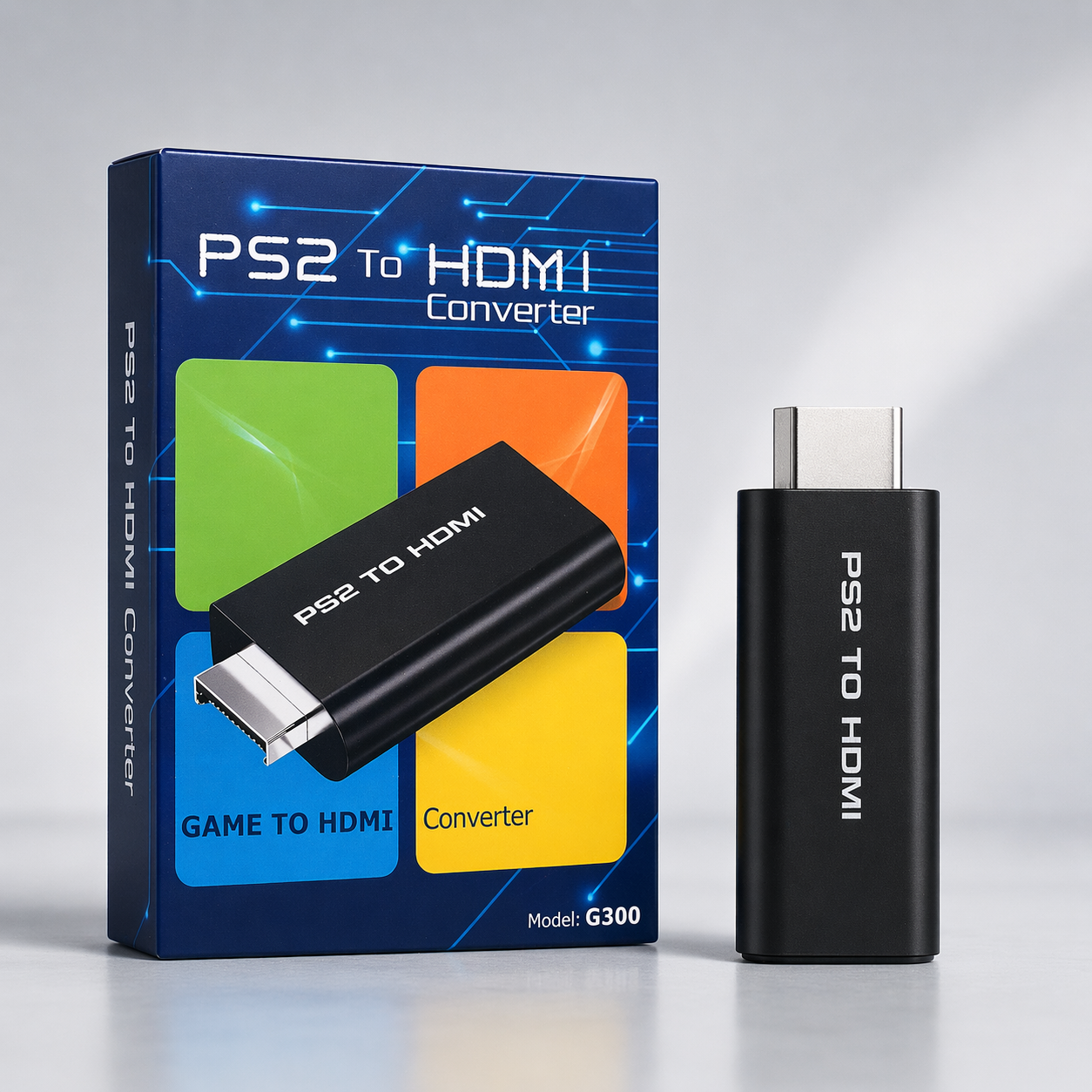 Conversor/Adaptador PS2 para HDMI (Modelo G300) (IT0020)