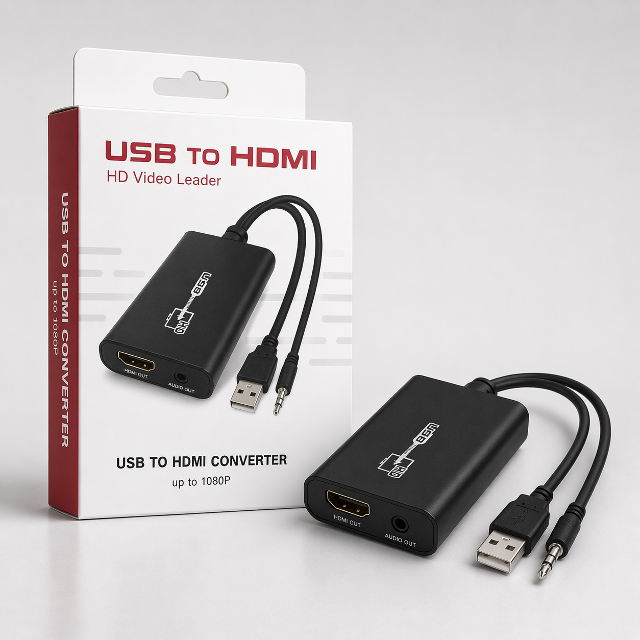 Adaptador Conversor USB para HDMI (Full HD 1080P) (IT0015)