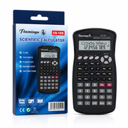 Calculadora Científica Flamingo CS-105 – 244 Funções, Visor de Duas Linhas (LD21-14)