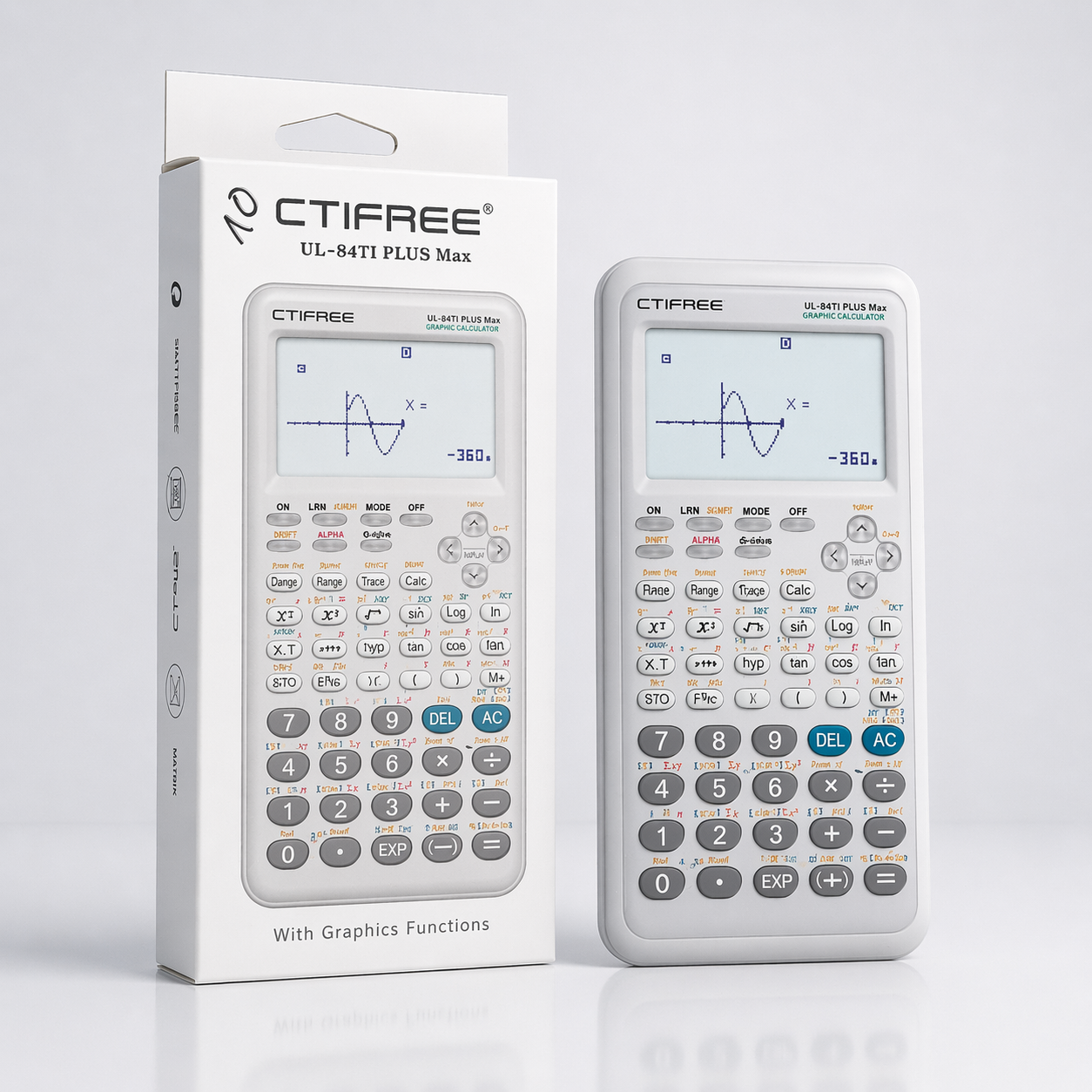 Calculadora Gráfica Científica CTIFREE UL-84TI PLUS Max (AYC349-9)