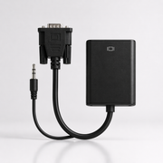 Adaptador Conversor HDMI para VGA com Suporte de Áudio (Full HD 1080p) (IT0008)