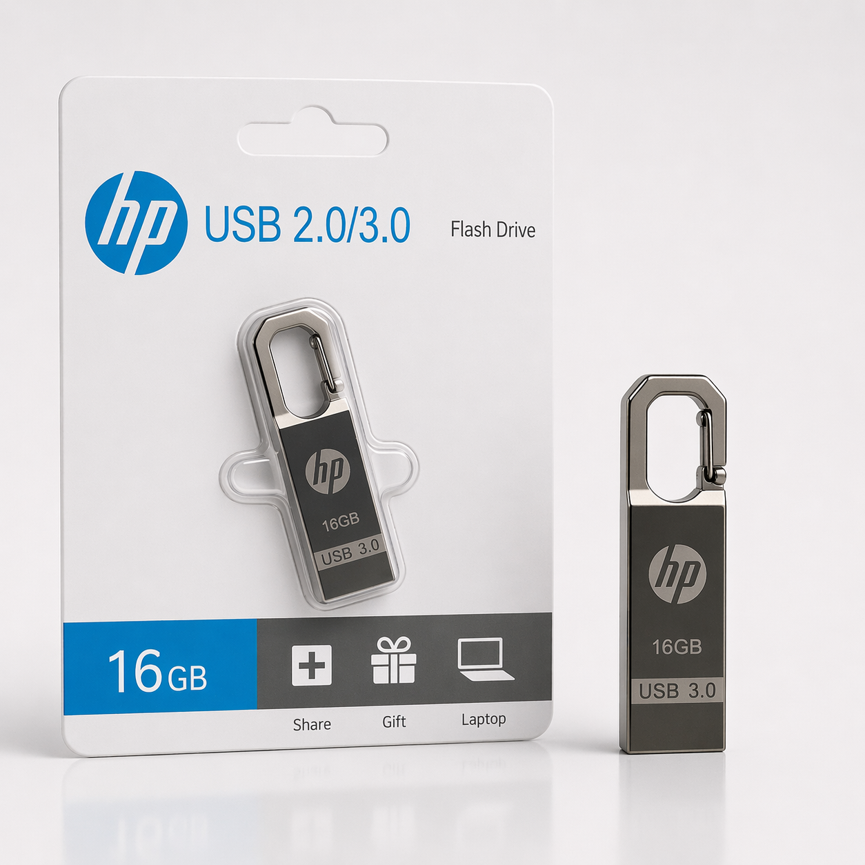 Pen Drive HP USB 3.0 de Metal 16GB (PEN0007)