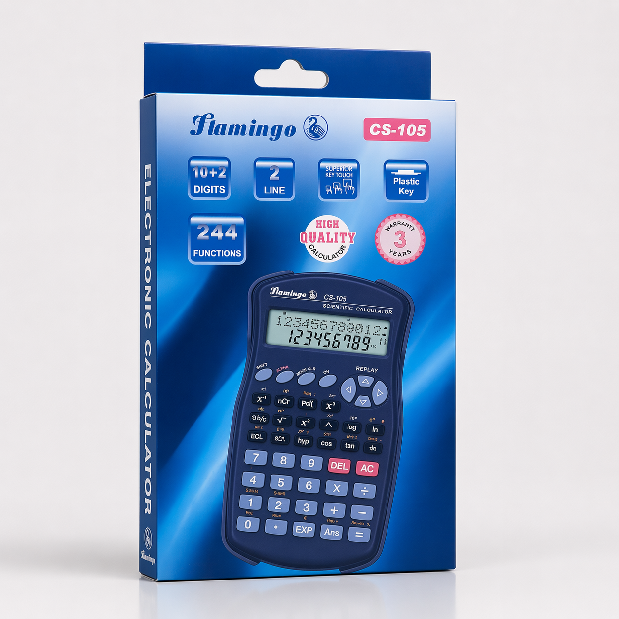 Calculadora Científica Eletrónica Flamingo CS-105 (244 Funções) (LD21-14)