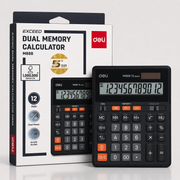 Calculadora de Memória Dupla Deli M888 – Calculadora de Secretária de 12 Dígitos (AYC151-45)