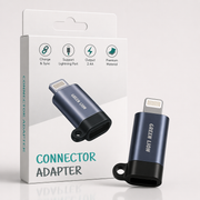 Adaptador de Conector Green Lion Lightning para USB (Carregamento Rápido de 2.4A) (6935100169460)