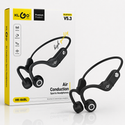 Auscultadores Desportivos KLGO HK-86BL Condução Aérea Bluetooth 5.3 – Design de Orelha Aberta Sem Fios (IT0133)