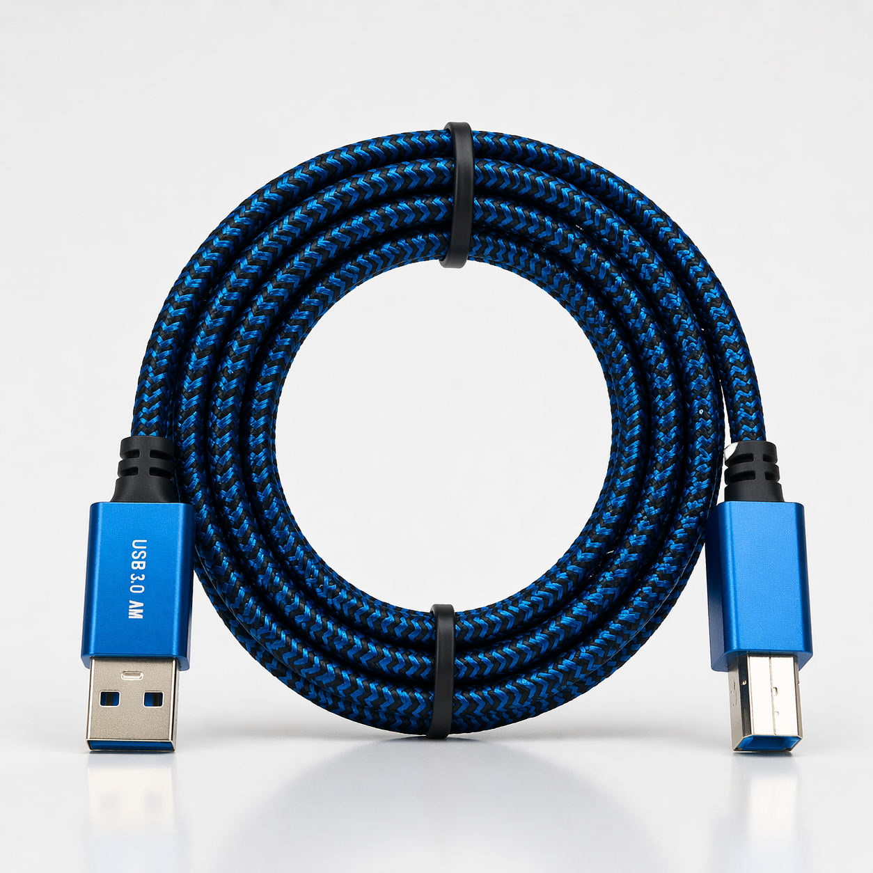 Cabo USB 3.0 AM para BM Trançado de Alta Velocidade – Cabo de Transferência de Dados Reforçado de 3M (IT0051)