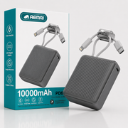 AEMAI PD62 Power Bank de Carregamento Rápido de 10000mAh com Cabos Duplos Integrados (AYC338-6)