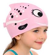 Touca de Natação de Silicone para Crianças – Design de Peixe Cartoon, Impermeável e Confortável (AYD273-49)