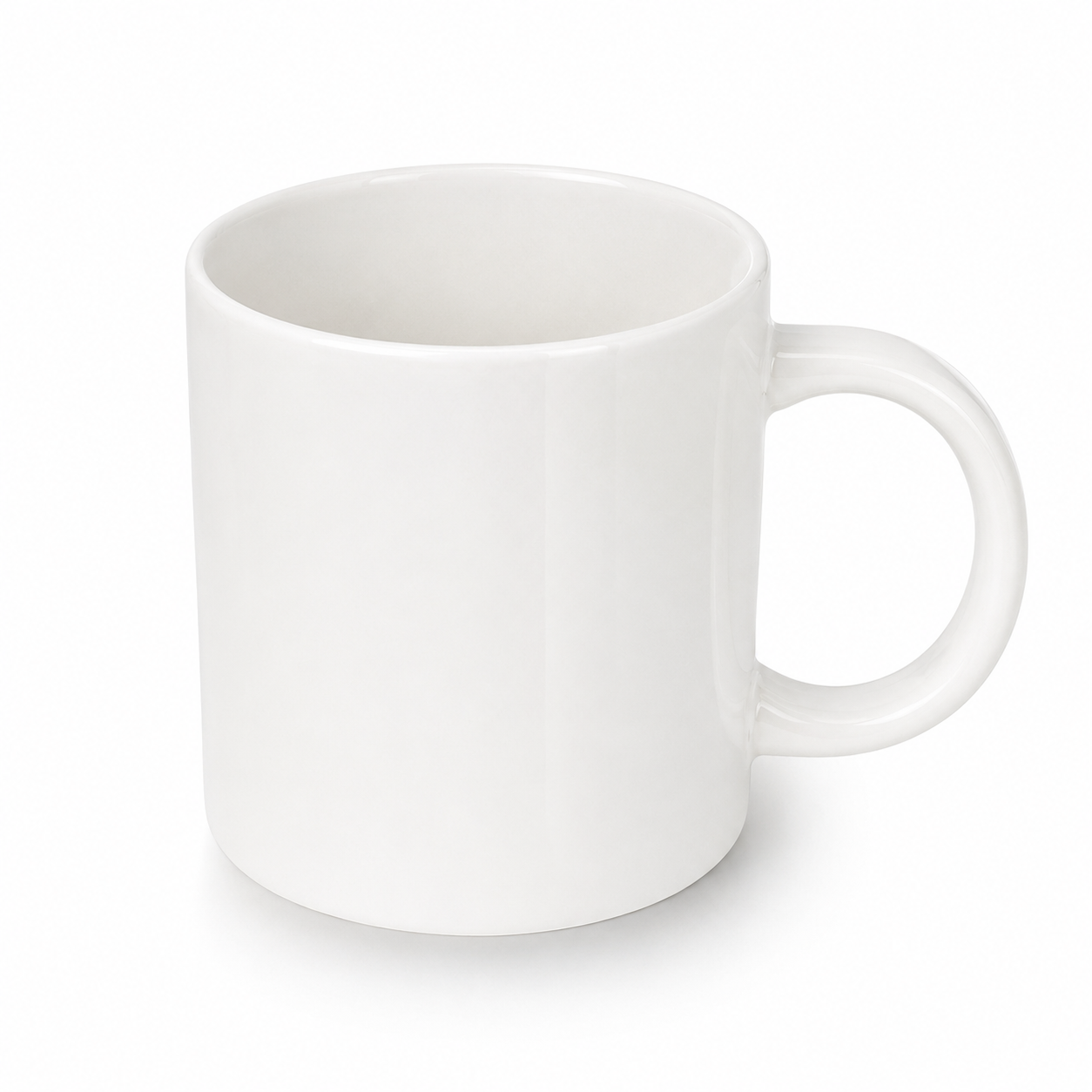 Caneca Cerâmica Branca Clássica-AYD245-90