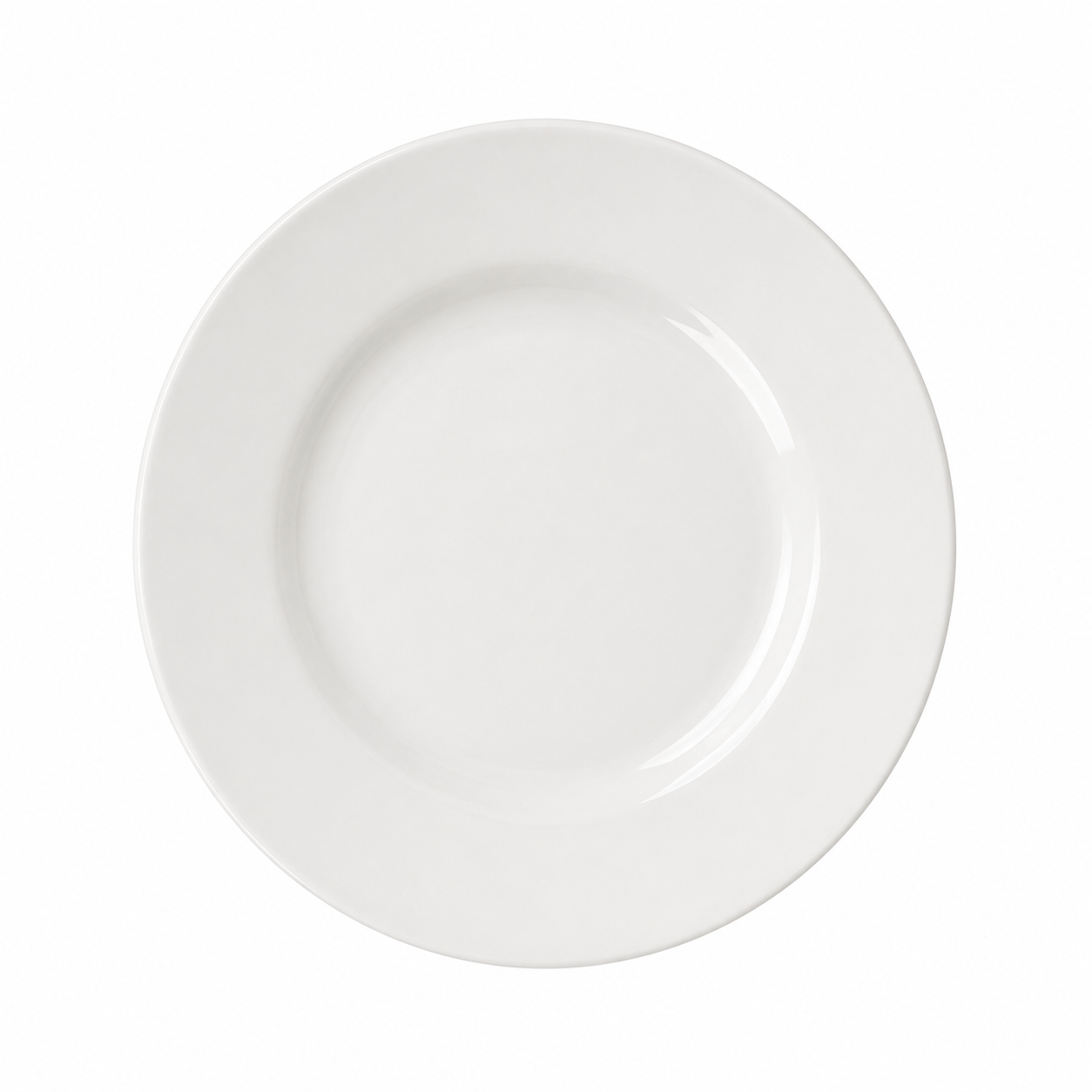 Prato de Cerâmica Branca Clássico de 10 Polegadas-AYD245-97
