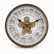 Relógio de Parede com Engrenagens Industriais Vintage-AYD248-10