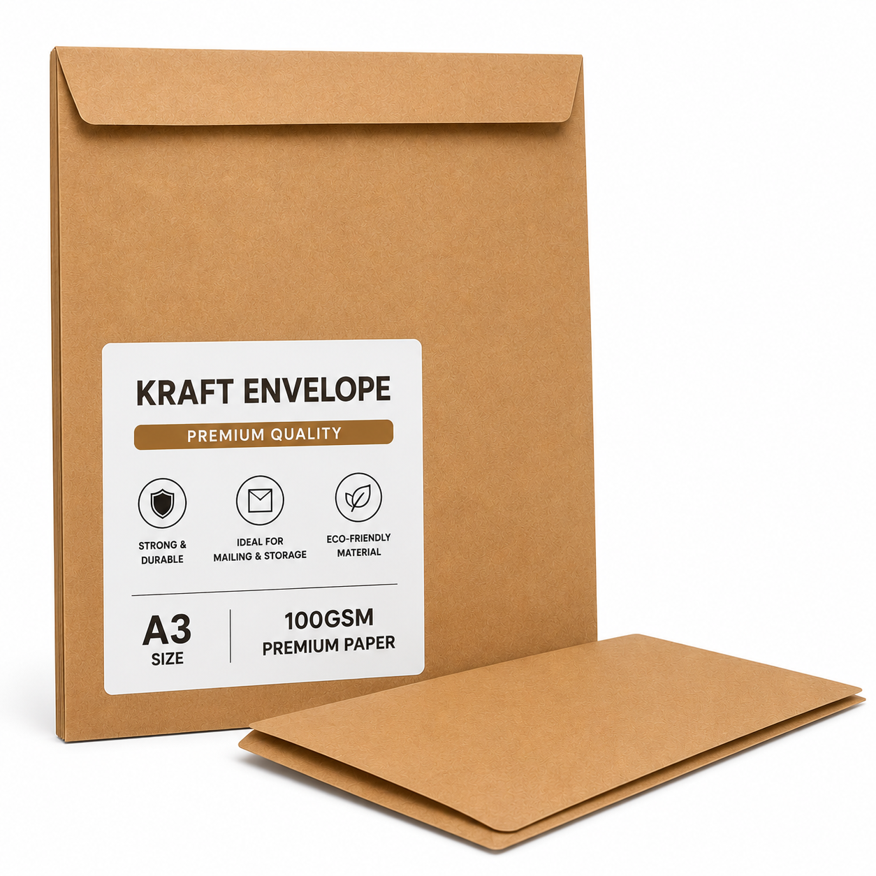 Envelope de Papel Kraft Premium - EMB. 50 UN.