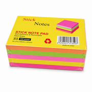 Notas Adesivas Fluorescentes 3 × 5 – 400 Folhas