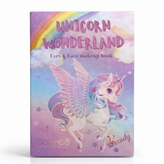 Livro de Maquilhagem Unicorn Wonderland – Conjunto de Beleza para Olhos e Rosto para Crianças (AYC324-1)