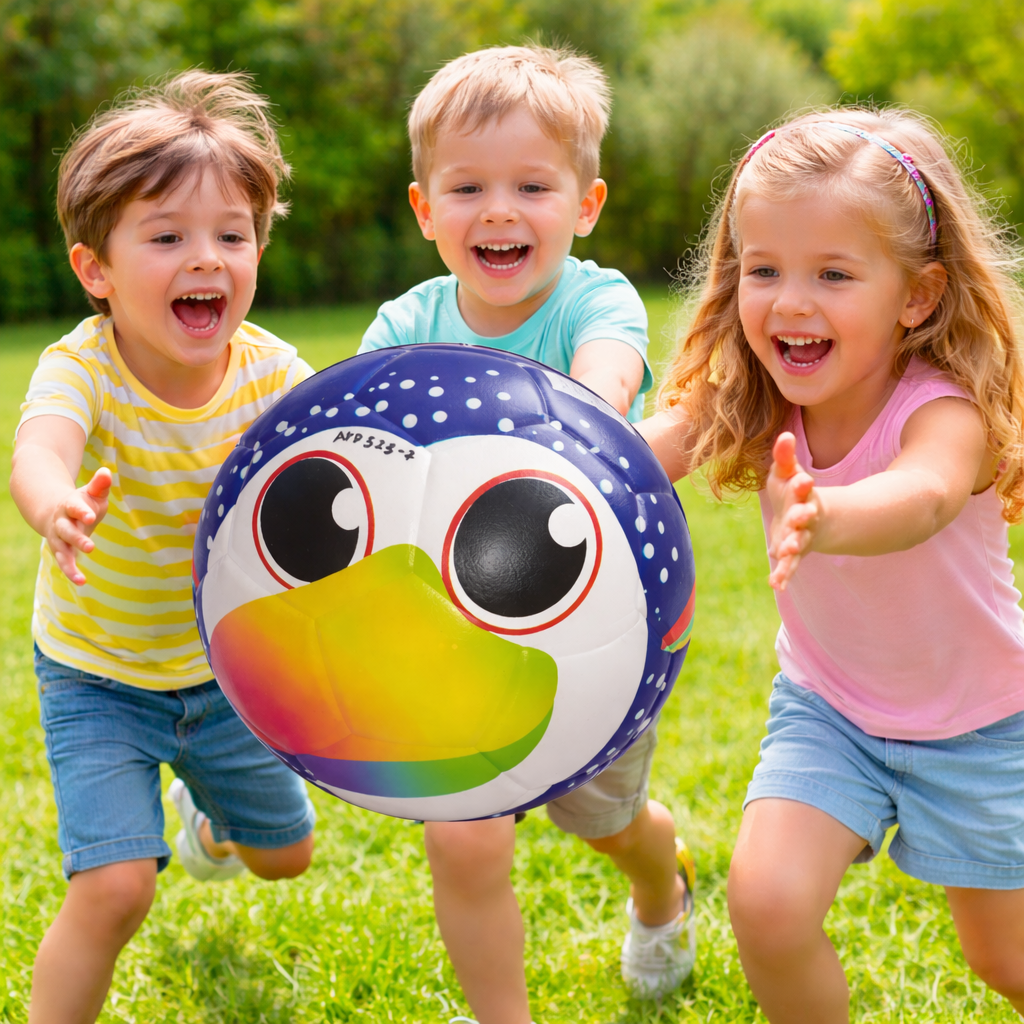 Bola Insuflável Pinguim Fofo – Brinquedo Divertido para Crianças (AYD323-7)