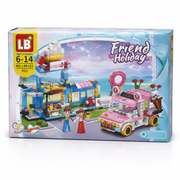 Conjunto de Construção Camião de Gelados & Café de Praia (AYC141-8)