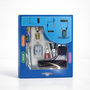 Kit de Eletrónica Educacional STEM para Crianças – Conjunto DIY de Aprendizagem de Circuitos com Experiências de Motor e Luz (AYC329-22)