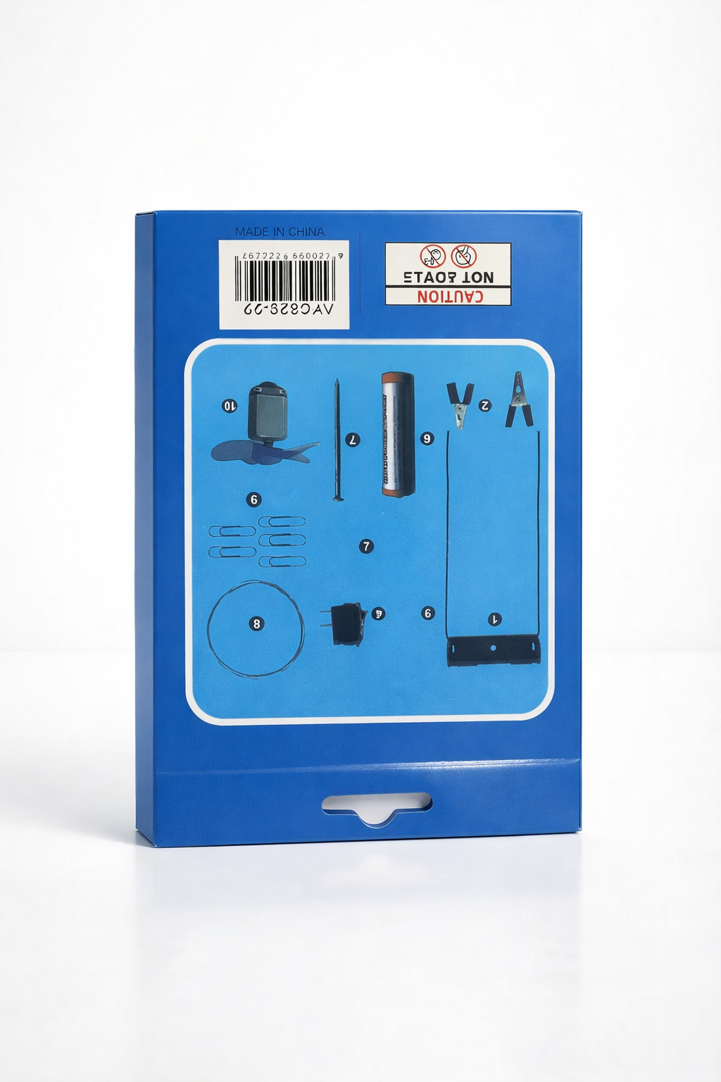 Kit de Eletrónica Educacional STEM para Crianças – Conjunto DIY de Aprendizagem de Circuitos com Experiências de Motor e Luz (AYC329-22)