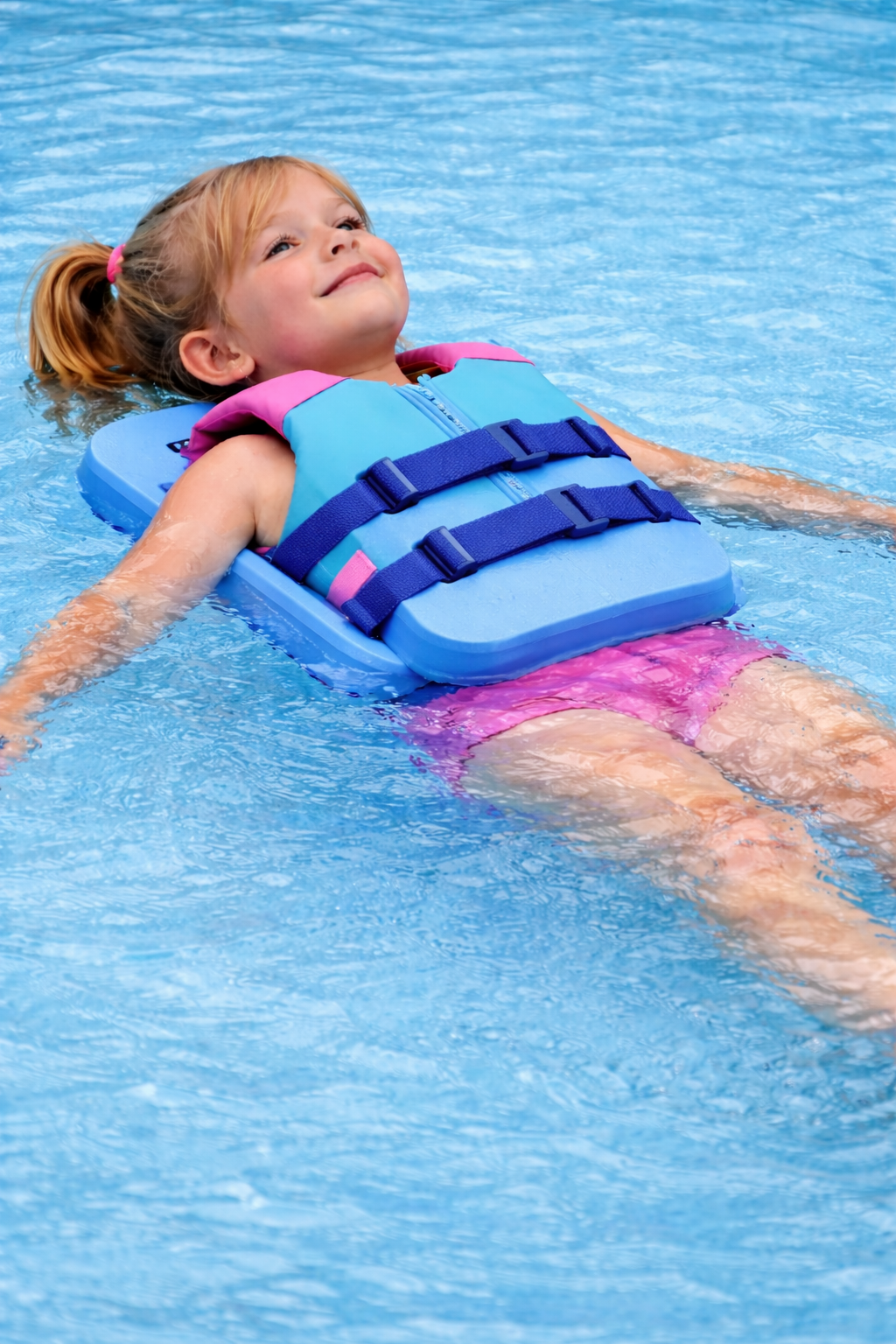 Flutuador de Costas EVA para Crianças – Apoio com Alça Ajustável (Azul / Rosa) (AYD273-73AB)