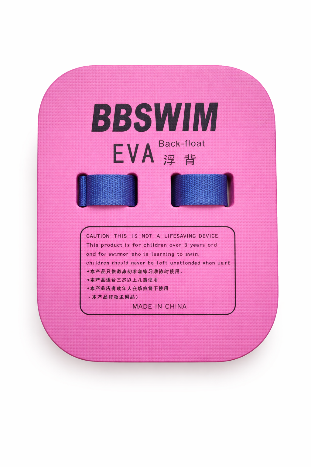 Flutuador de Costas EVA para Crianças – Apoio com Alça Ajustável (Azul / Rosa) (AYD273-73AB)