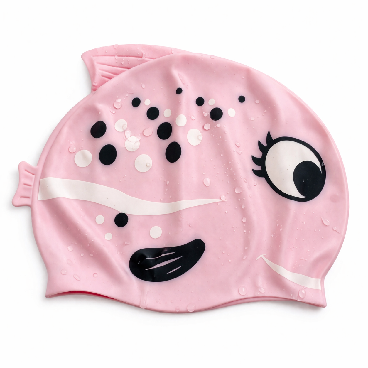 Touca de Natação de Silicone para Crianças – Design de Peixe Cartoon, Impermeável e Confortável (AYD273-49)