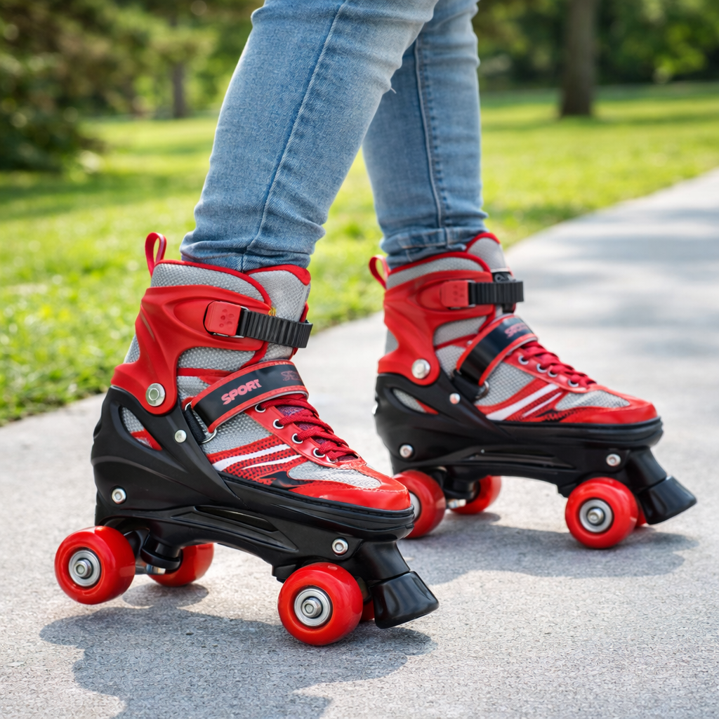 Patins em Linha Ajustáveis para Crianças – Elegantes, Seguros e Divertidos (AYD320-28)