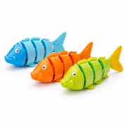 Conjunto de Brinquedos Aquáticos Peixe para Crianças – Diversão no Banho (3 Peças)-AYD273-61