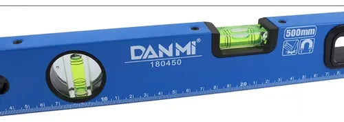 Danmi 50cm 3-Bubble Magnetic Professional Hand Level 20in