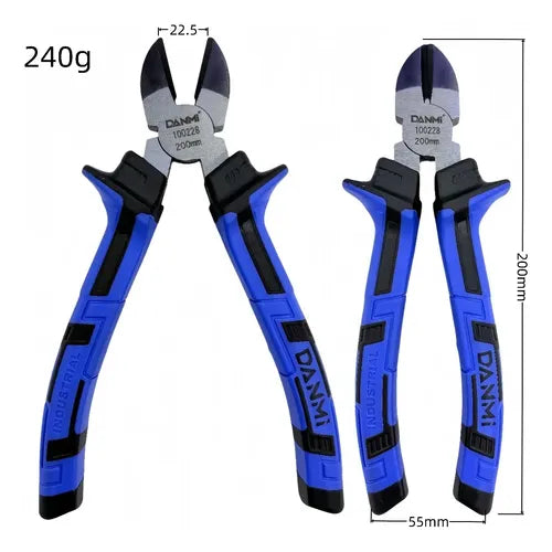 Danmi 8-Inch Diagonal Side Cutter Pliers 200mm